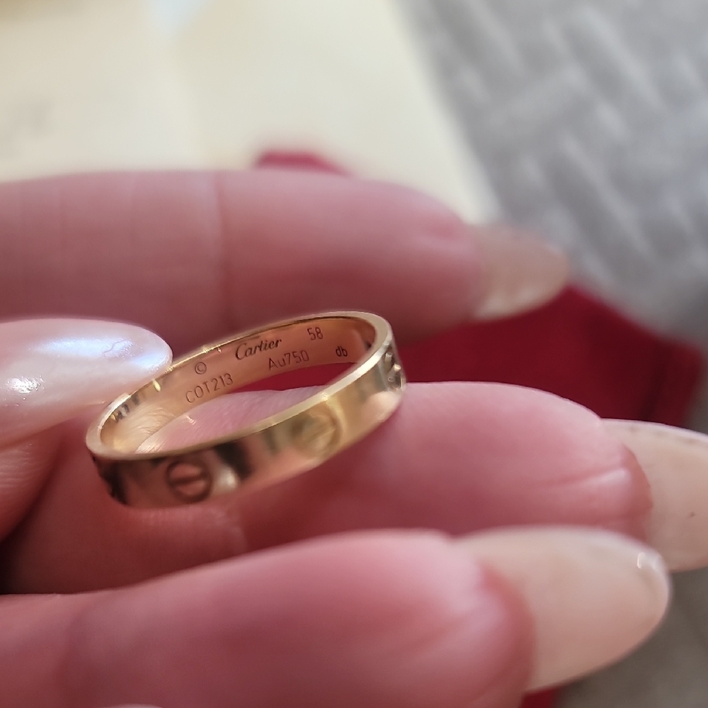 Cartier Gold Love Ring Small Model - Picture 6 of 8